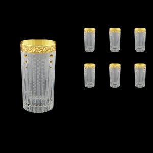 Timeless B0 TNGC SKTO Water Glasses 440ml 6pcs in Romance Gold. CL. D.+SKTO (33-133/bKTO)