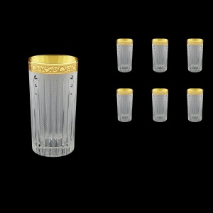 Timeless B0 TNGC SKCR Water Glasses 440ml 6pcs in Romance Gold. CL. D.+SKCR (33-133/bKCR)
