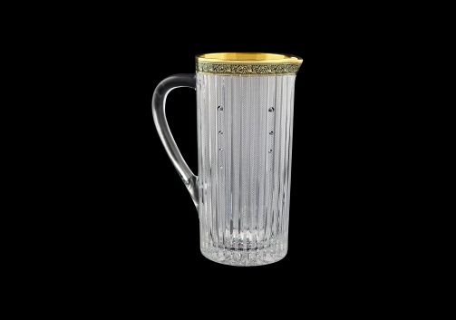 Timeless J TMGB SKCR Brocca Jug 1200ml 1pc in Lilit Golden Black Decor+SKCR (31-114/bKCR)