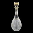 Timeless RD TMGB SKTO Round Decanter 900ml 1pc in Lilit Golden Black D.+SKTO (31-113/bKTO)