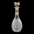 Timeless RD TNGC SKCR Round Decanter 900ml 1pc in Romance Gold. Cl. D.+SKCR (33-113/bKCR)