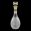 Timeless RD TNGC SKLI Round Decanter 900ml 1pc in Romance Gold. Cl. D.+SKLI (33-113/bKLI)