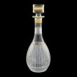 Timeless RD TNGC SKTO Round Decanter 900ml 1pc in Romance Gold. Cl. D.+SKTO (33-113/bKTO)