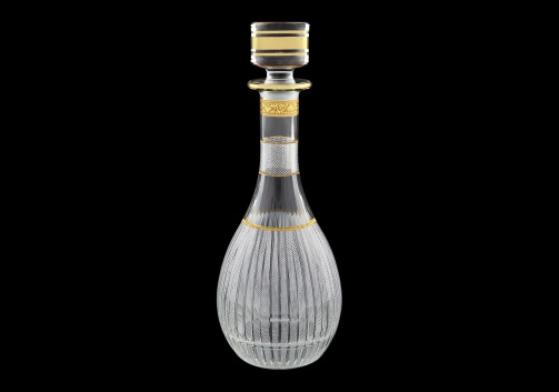 Timeless RD TNGC S Round Decanter 900ml 1pc in Romance Gold. Cl. D.+S (33-113)