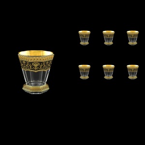 Stella B2 SEGB Whisky Glasses 310ml 6pcs in Flora´s Empire Golden Black Decor (26-806)
