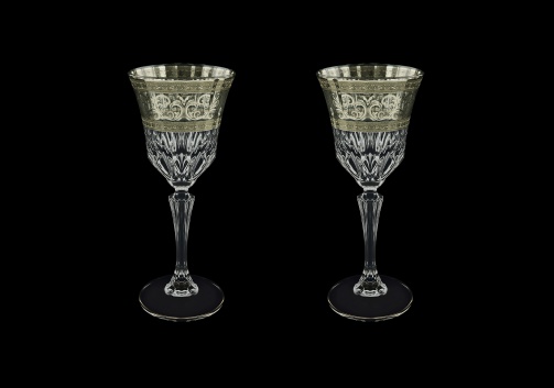 Adagio C4 AASK Wine Glasses 150ml 2pcs in Allegro Platinum Light Decor (65-1/642/2/L)