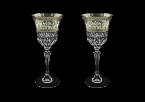 Adagio C3 AASK Wine Glasses 220ml 2pcs in Allegro Platinum Light Decor (65-1/643/2/L)