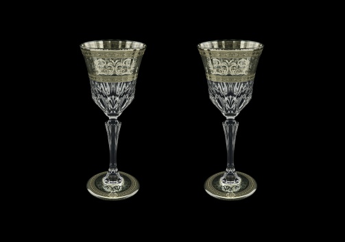 Adagio C4 AASK D Wine Glasses 150ml 2pcs in Allegro Platinum Light Decor+D (66-1/642/2/L)