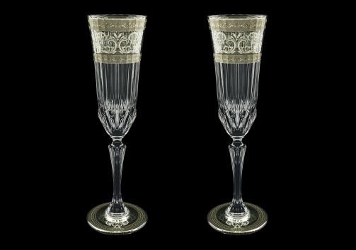 Adagio CFL AASK D Champagne Flutes 180ml 2pcs in Allegro Pl. Light Decor+D (66-1/645/2/L)