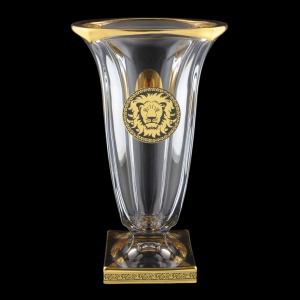 Bohemia Magma VV MOGB CH Vase 33cm 1pc in Lilit&Leo Golden Black Decor (41-206)