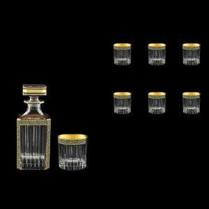 Timeless Set WD+B2 TMGB Whisky Set 750ml+6x360ml in Lilit Golden Black (31-280/291)