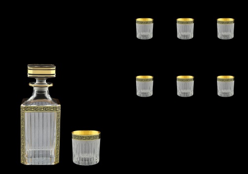 Timeless Set WD+B3 TMGB S Whisky Set 750ml+6x313ml in Lilit Golden Black+S (31-105/110)