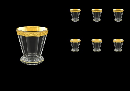 Stella B2 SNGC Whisky Glasses 310ml 6pcs in Romance Golden Classic Decor (33-803)