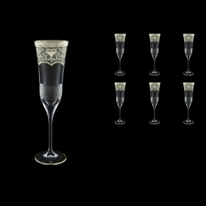 Fiesole CFL FESK Champagne Flutes 170ml 6pcs in Flora´s Empire P. Crystal L. (20-1/823/L)