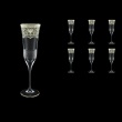 Fiesole CFL FESK Champagne Flutes 170ml 6pcs in Flora´s Empire P. Crystal L. (20-1/823/L)