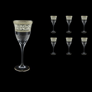 Fiesole C2 FASK Wine Glasses 282ml 6pcs in Allegro Platinum Light Decor (65-1/831/L)