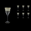 Fiesole C3 FASK Wine Glasses 190ml 6pcs in Allegro Platinum Light Decor (65-1/830/L)