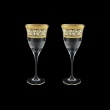 Fiesole C2 FALK Wine Glasses 282ml 2pcs in Allegro Golden Light Decor (65-831/2/L)