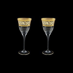 Fiesole C3 FALK Wine Glasses 190ml 2pcs in Allegro Golden Light Decor (65-830/2/L)