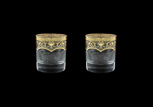 Fiesole B2 FELK Whisky Glasses 290ml 2pcs in Flora´s Empire G. Crystal L. (20-824/2/L)