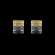 Fiesole B2 FALK Whisky Glasses 290ml 2pcs in Allegro Golden Light Decor (65-833/2/L)