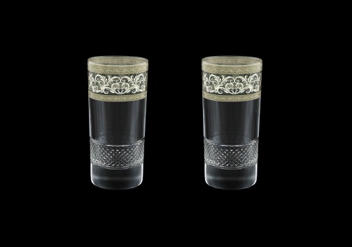 Fiesole B0 FASK Water Glasses 360ml 2pcs in Allegro Platinum Light Decor (65-1/834/2/L)