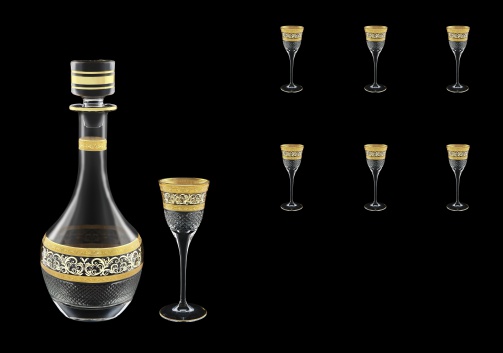 Fiesole Set RD+C5 FALK 900ml+6x70ml in Allegro Golden Light Decor (65-837/829/L)