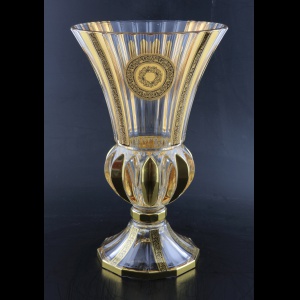 Adagio VVA ADGB Vase 35cm 1pc in Lilit&Lilit Golden Black Decor (37-405)