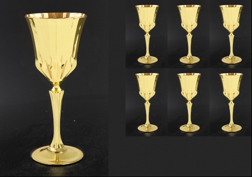 Adagio C3 AAG Wine Glassses 220ml 6pcs in Gold (1317)