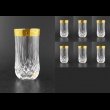 Opera B9 ONGC Water Glasses 240ml 6pcs in Romance Golden Classic Decor (33-158)