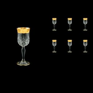 Opera C5 ONGC Liqueur Glasses 60ml 6pcs in Romance Golden Classic Decor (33-233)