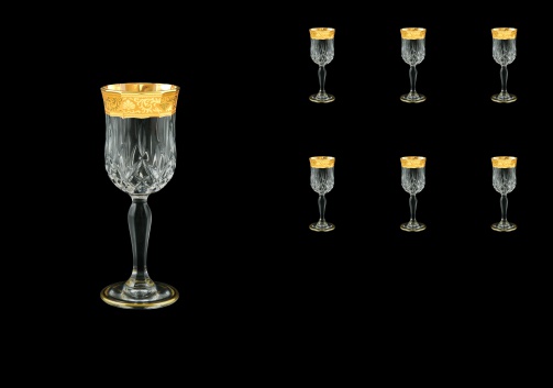 Opera C5 ONGC Liqueur Glasses 60ml 6pcs in Romance Golden Classic Decor (33-233)