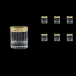 Bach B2 BNGL Whisky Glasses 335ml 6pcs in Romance Golden Bright Decor (33-891/BT)