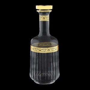 Bach RD BNGL Incanto Round Decanter 1000ml 1pc in Romance Golden Bright Decor (33-898/BT)