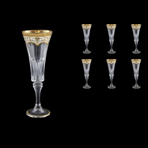 Wellington CFL WELW Champagne Flutes 180ml 6pcs in Flora´s Empire G. White (21-759)