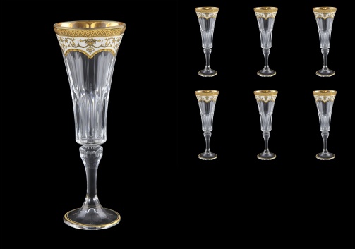 Wellington CFL WELW Champagne Flutes 180ml 6pcs in Flora´s Empire G. White (21-759)