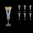 Wellington CFL WELW Champagne Flutes 180ml 6pcs in Flora´s Empire G. White (21-759)