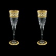 Fluente CFL FALK D Champagne Flutes 190ml 2pcs in Allegro Golden Light Decor+D (66-751/2L)