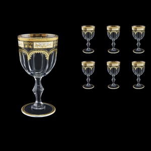 Provenza C2 F0016 Wine Glasses 230ml 6pcs in Diadem Golden Black (F0016-0012)