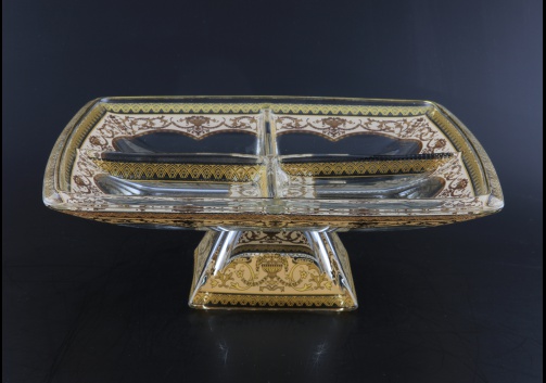 Ducale MDD DELI Four-Bowl w/F 28x28cm 1pc in Flora´s Empire Golden Ivory Light (25-952/L)
