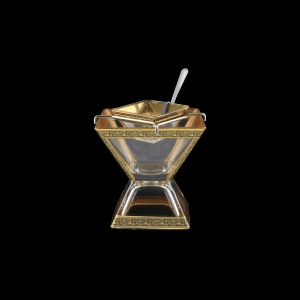 Torcello KSD TMGB Caviar Set w/F 14x14cm 1pc in Lilit Golden Black Decor (31-960)