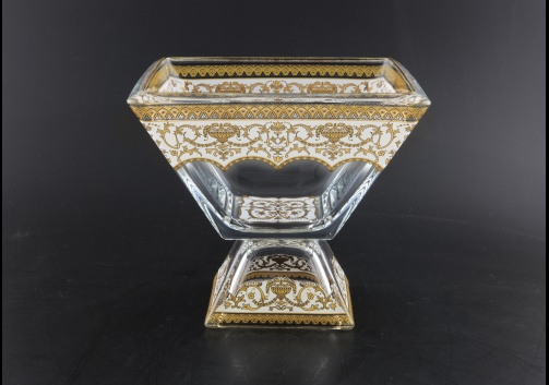 Ducale MSD DEGW Large Bowl w/F 20x20cm 1pc  in Flora´s Empire Gold. White Light (21-962/L)