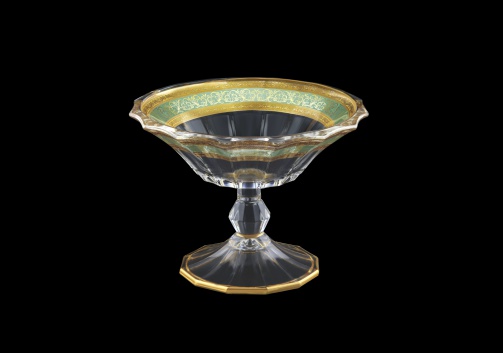 Doge MMB DALT Small Bowl d18cm 1pc in Allegro Golden Turquoise Light Decor (6T-941/L)