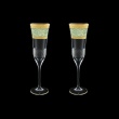 Fiesole CFL FALT Champagne Flutes 170ml 2pcs in Allegro G. Turquoise Light D. (6T-832/2/L)