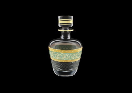 Fiesole WD FALT Whisky Decanter 850ml 1pc in Allegro Golden Turquois Light D. (6T-836/L)
