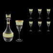 Fiesole Set RD+C2 FALT 900ml+6x282ml in Allegro Gold. Turquoise Light Decor (6T-837/831/L)