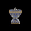 Torcello DOD TELC Dose w/F 14x14cm 1pc in Flora´s Empire Golden Blue Light (23-963/L)