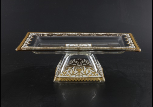 Rialto QTD TELW Tray w/F 24x18cm 1pc in Flora´s Empire Golden White Light (21-965/L)