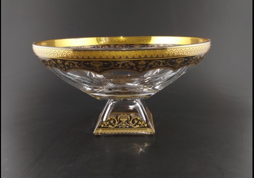 Fusion MOD FEGB Bowl 305 d30,5cm 1pc in Flora´s Empire Golden Black Decor (26-995)