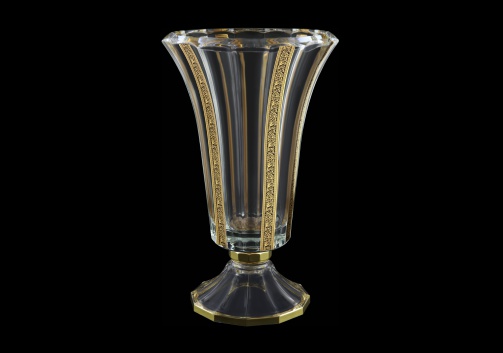 Doge VVA DELB B Large Vase 40cm 1pc in Lilit Golden Black Decor (31-1A51)